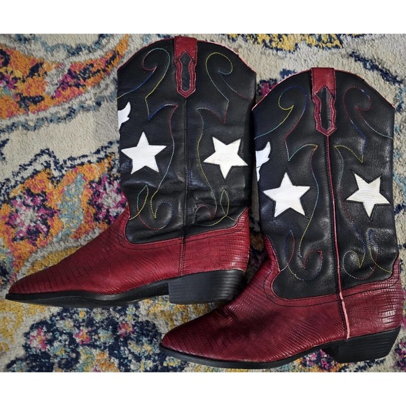 The Leather Collection cowboy boots size 11 SEE MEASUREMENTS And Sizing - Picture 1 of 13